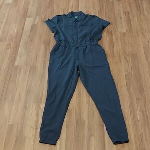Elegant Charcoal Jumpsuit